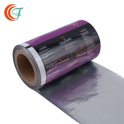 qualité  Coffee Flexible Plastic Packaging Roll Film 60mic To 80mic Printing For Food Custom Laminated Film Roll usine