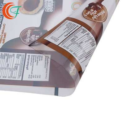 Le conditionnement souple de gâteau de pain filme la feuille de plastique faite sur commande de 0.05mm pour l'emballage