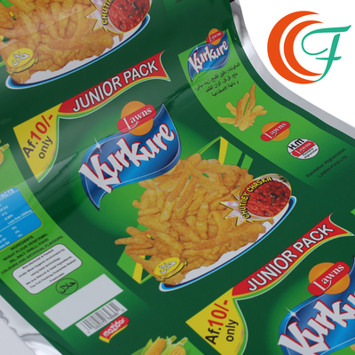 Film simple en plastique de Chips Flexible Packaging Films 0.06mm BOPP imprimant le film métallisé de BOPP