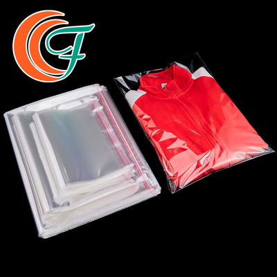OPP LDPE Sac en plastique transparent en cellophane, emballage adhésif transparent