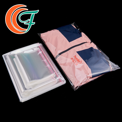Sac à chemise en plastique transparent et auto-collant adhésif OPP