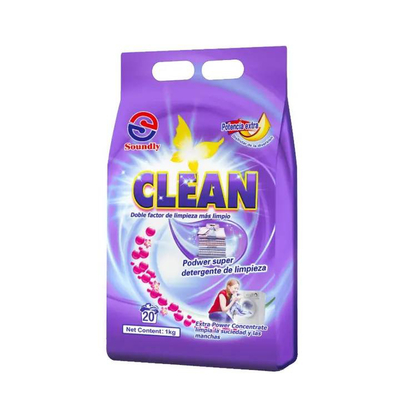 Sécurisation thermique Sacs à sacs debout poudre à laver Sacs d'emballage flexibles sacs en plastique imprimés