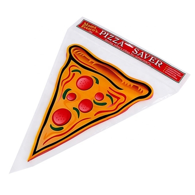 Facile à transporter Sac économe en pizza Sacs en plastique recouvertables Sacs d'emballage transparents de qualité alimentaire