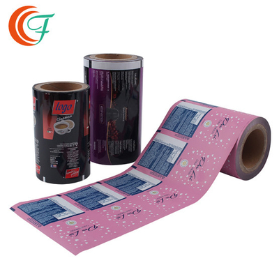 Film d'emballage à haute barrière de laminage poudre de lait de café plastique d'emballage flexible