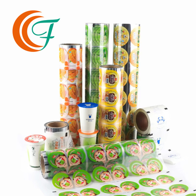 Films d'étanchéité thermique à haute barrière Film plastique en rouleau de qualité alimentaire Emballage flexible Impression